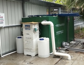 贵州坡头镇卫生院一体化污水处理设备安装完成